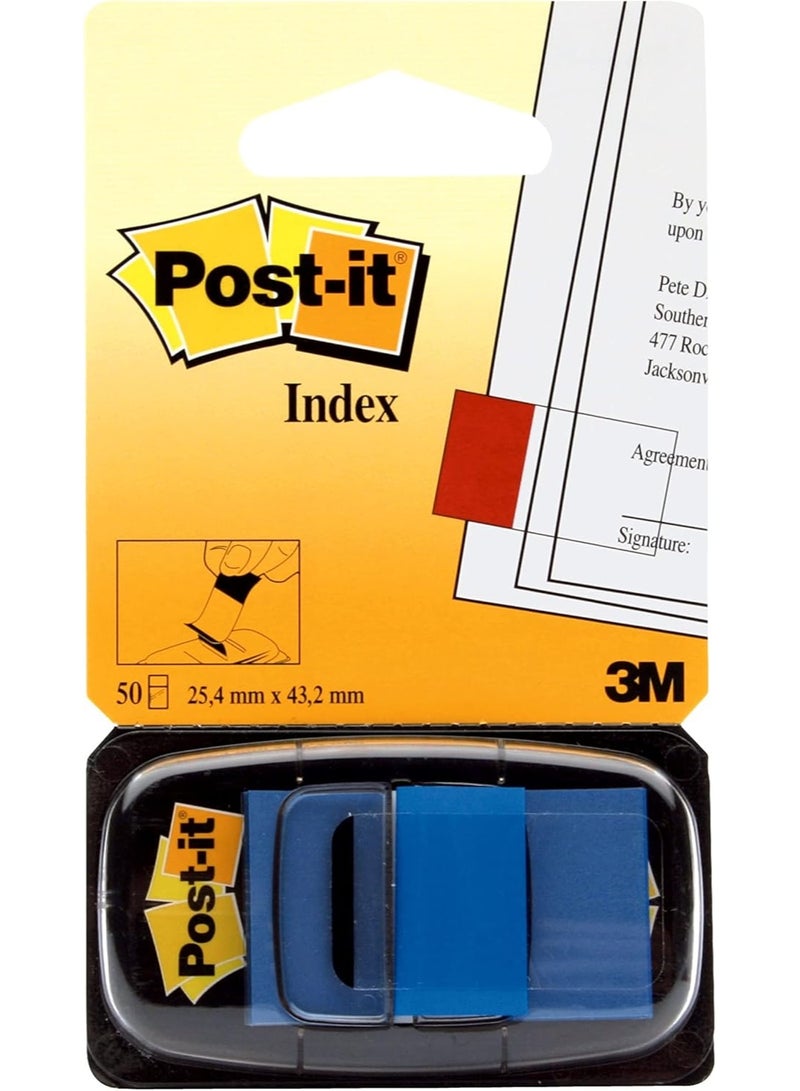 Post It 50-Piece Index Flags Blue With Dispenser - Image 2